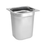 Stainless steel 18/0 gastronomy container 1/6, 20 cm depth