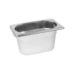 Stainless steel 18/0 gastronomy container 1/9, 10 cm depth