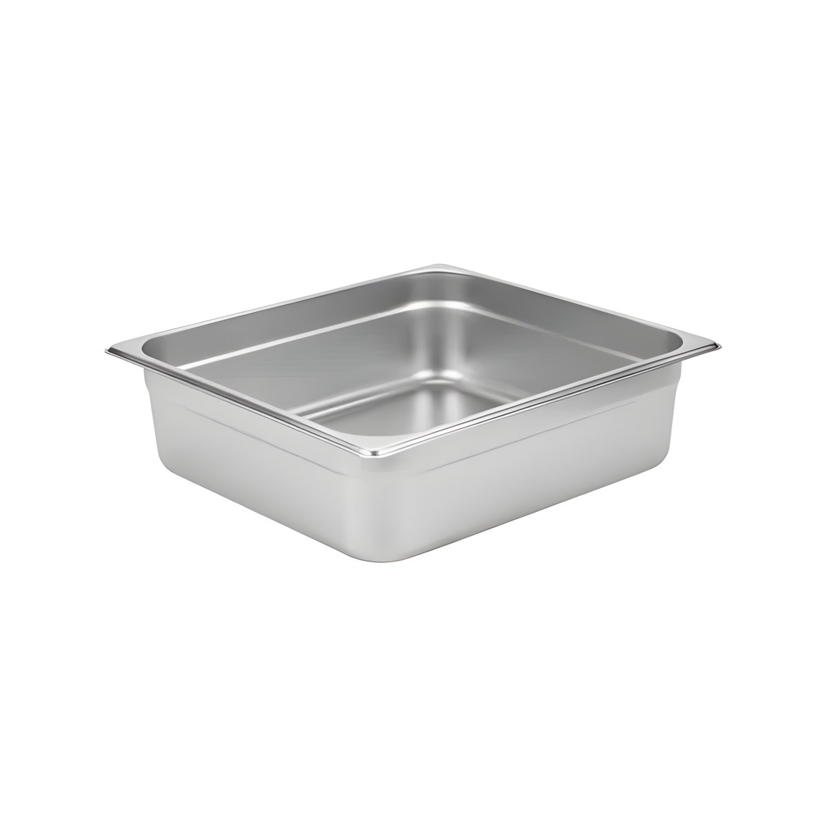 Gastronomy Food Container 2/3 10cm Depth Inox 18/0 18/0 stainless steel GN 2/3 gastronorm container, 10 cm deep