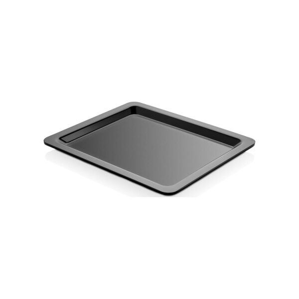 Shallow black melamine GN 1/2 container, 2 cm deep