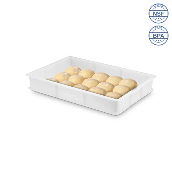 Δοχείο Μεταφοράς Ζύμης Στοιβαζόμενο PEHD 60x40x13cm