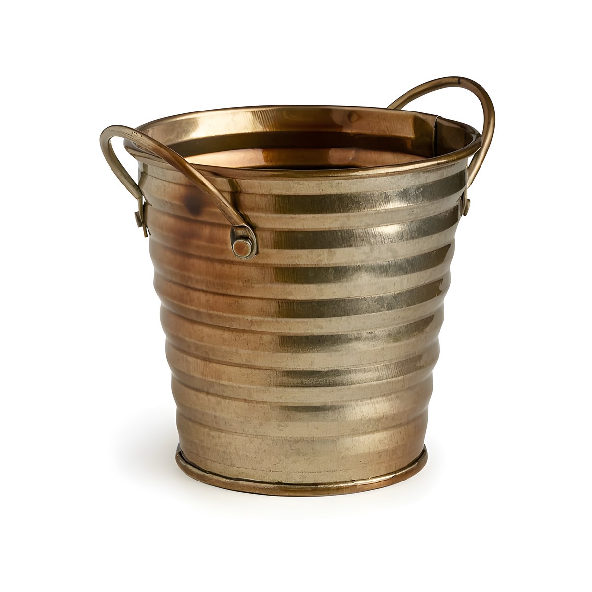 Ice Bucket Galvanized Copper 10x11cm 0.5lt XX1466-3 Copper galvanized ice bucket, 10x11 cm, 0.5 litres