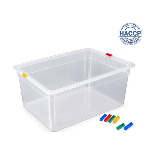 PP GN 1/1 food container, 20 cm depth, 28 litres