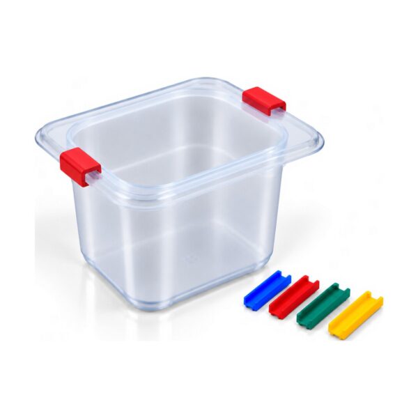 Polypropylene GN 1/6 food container, 15 cm depth, 2.6 litres