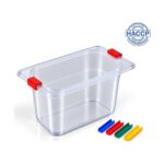 Polypropylene GN 1/9 food container, 15 cm depth, 1.5 litres