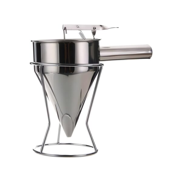 Ανοξείδωτος δοσομετρητής Funnel 18/10 με βάση, 1,5 λίτρο