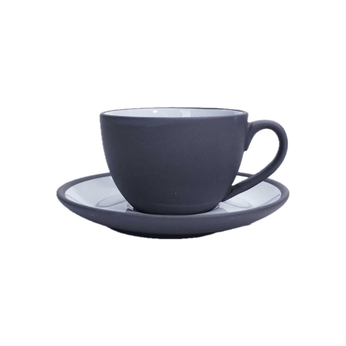 Φλυτζάνι Cappuccino 23cl & Πιάτο 15εκ Κεραμικό/Πορσελάνης Kumo Clay Φλιτζάνι καπουτσίνο Kumo Clay 23 cl από πορσελάνη με πιάτο 15 εκ