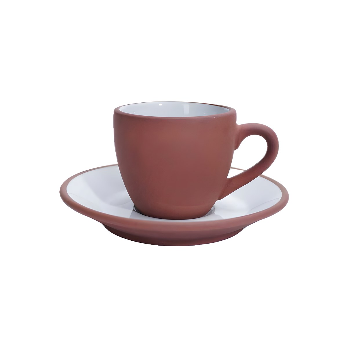 Φλυτζάνι Espresso 9cl & Πιάτο 12.5εκ Κεραμικό/Πορσελάνης Kumo Terra Φλιτζάνι εσπρέσο Kumo Terra 9 cl από πορσελάνη με πιάτο 12,5 εκ