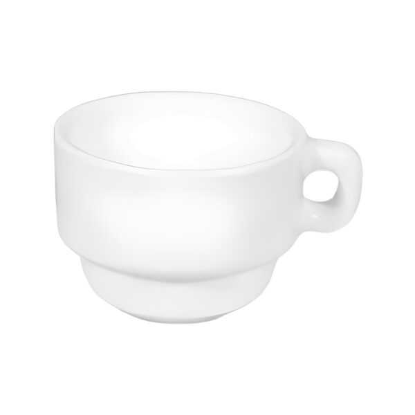 Saturnia Roma stackable porcelain espresso cup, 8 cl