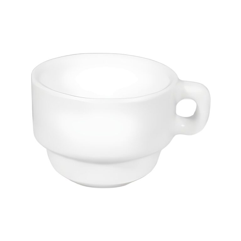 Saturnia Roma stackable porcelain espresso cup, 8 cl