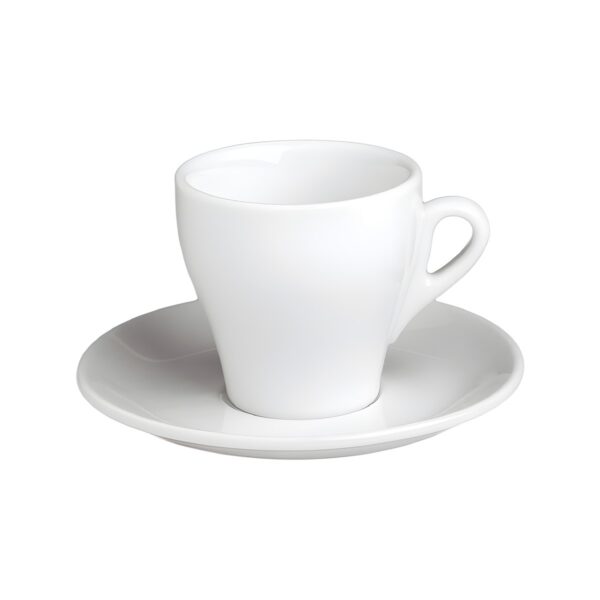 Conical porcelain double cappuccino cup, 30 cl