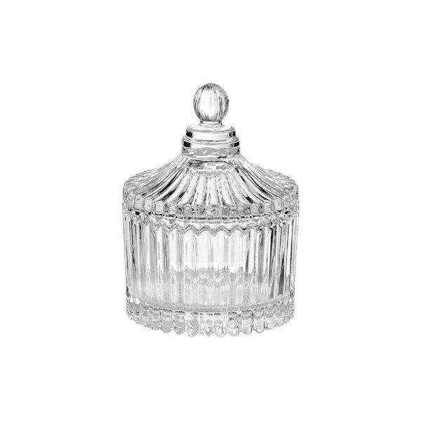 Vintage glass chocolate fondant bowl, 11x13 cm