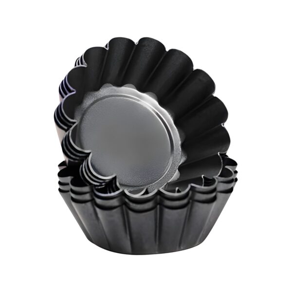 Non-stick aluminum brioche baking mold, 9x3.5 cm