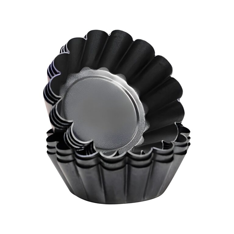 Non-stick aluminum brioche baking mold, 9x3.5 cm