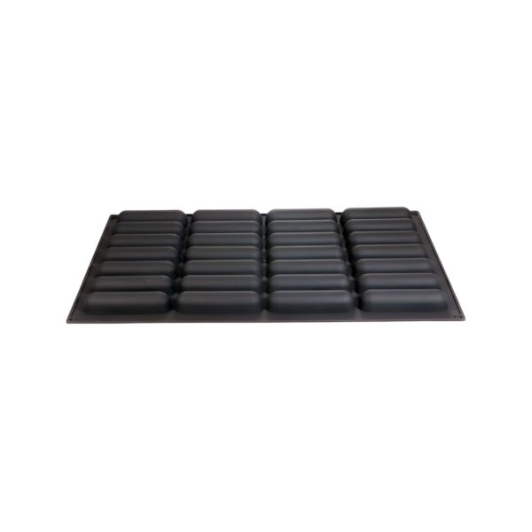 Martellato Eclair black silicone mold with 28 compartments, 60x40 cm