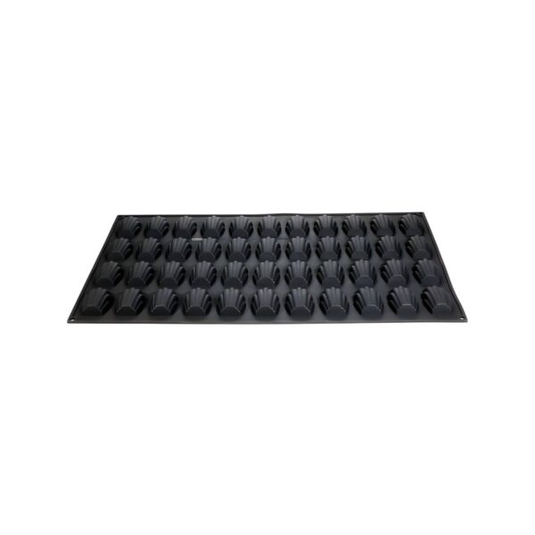 Martellato Madeleine black silicone mold with 44 compartments, 60x40 cm