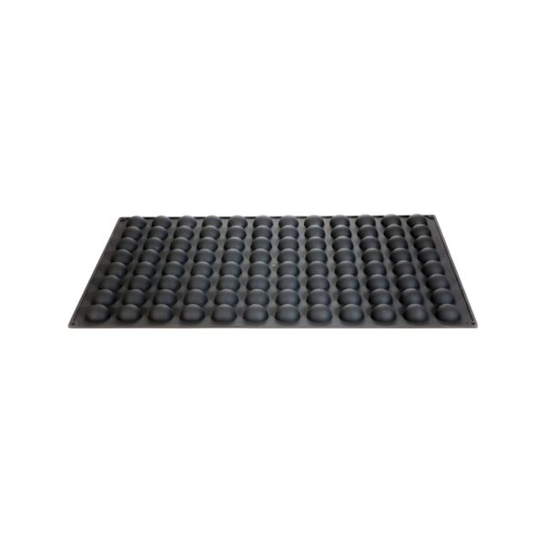 Martellato Sphere black silicone mold with 96 compartments, 60x40 cm