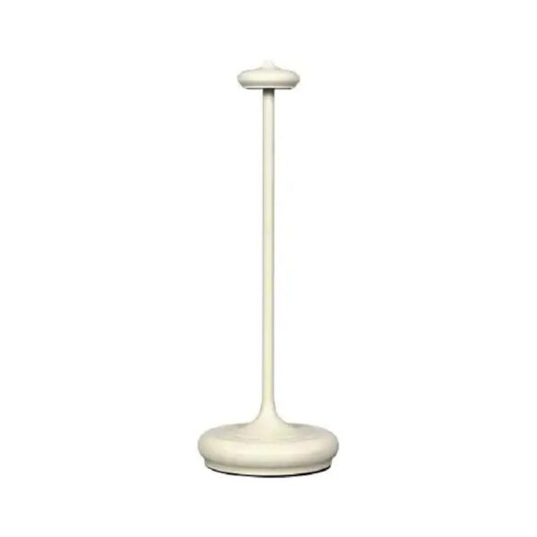 Phos Marocco rechargeable aluminium table lamp in sand, 30 cm, 2500 mAh