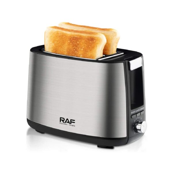 Stainless steel 2-slot toaster, 750 W