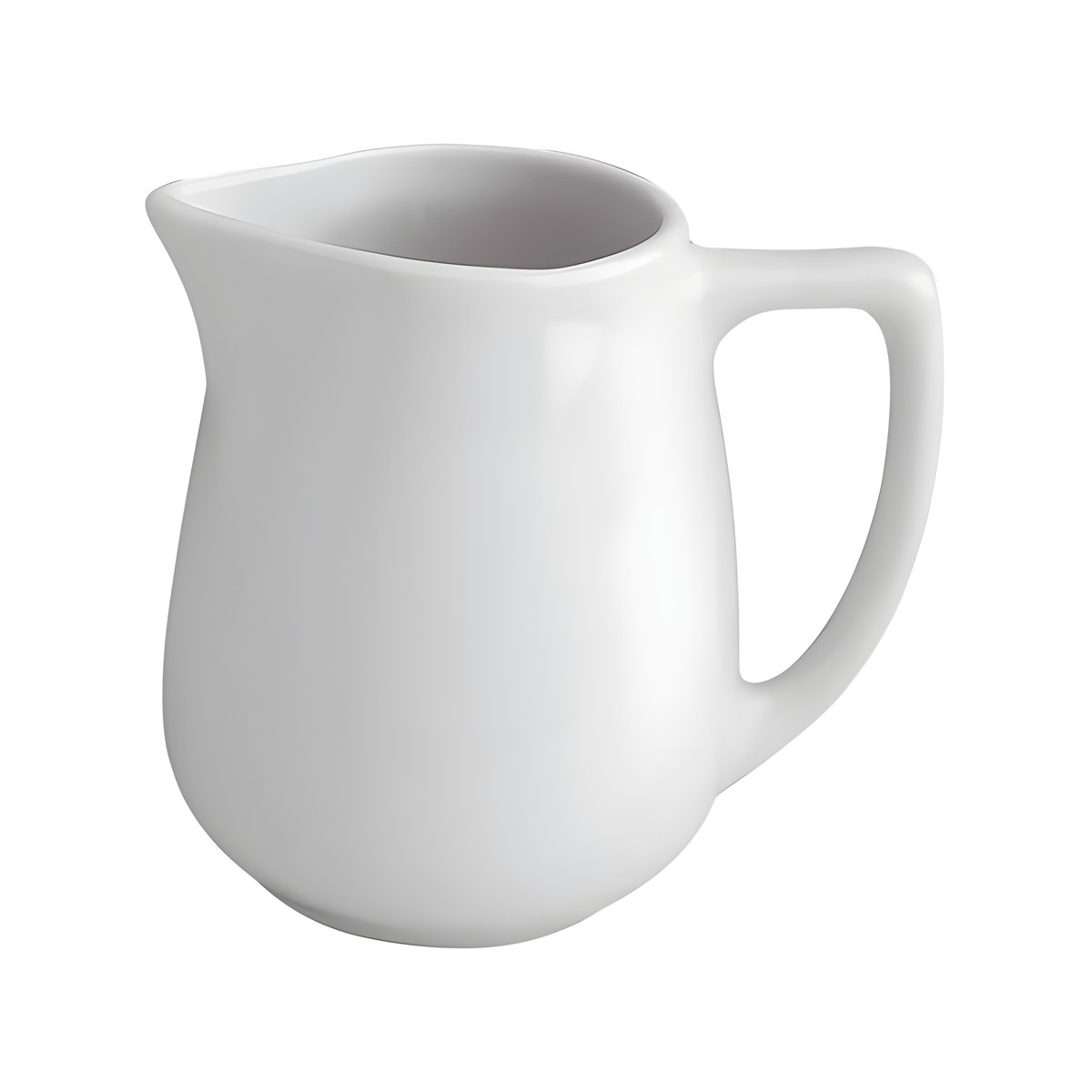 White Porcelain Milk Jug 200ml 60-033720 White porcelain milk jug, 200 ml