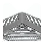 TEMNO Professional Cutlery Dishwasher Rack Grey 50x50cm - Image 3
