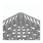 TEMNO Professional Plate Dishwasher Rack 64 Pegs Grey 50x50cm - Image 3