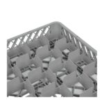 TEMNO Professional Glass Dishwasher Rack 25 Compartments Grey 50x50cm - Image 3