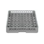 TEMNO Professional Plate Dishwasher Rack 64 Pegs Grey 50x50cm - Image 2
