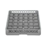 TEMNO Professional Glass Dishwasher Rack 36 Compartments Grey 50x50cm - Image 2