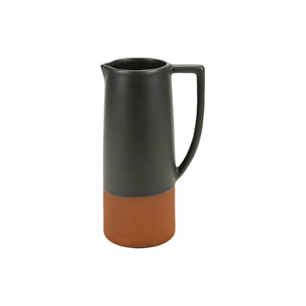 Dark Grey Terra terracotta pitcher, 1.5 L