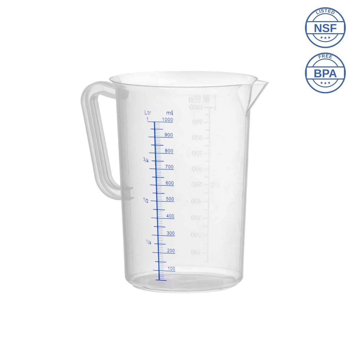 Κανάτα Δοσομετρητής Μεζούρας PP 1000ml με Διαγράμμιση Κανάτα Δοσομετρητής Μεζούρας PP 1000ml με Διαγράμμιση