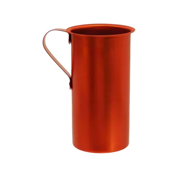 Red aluminum wine measuring jug, 500 ml