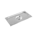 18/0 stainless steel lid for GN 1/4 gastronorm container