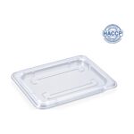 Polypropylene GN 1/2 food container lid, 26.5x32.5 cm