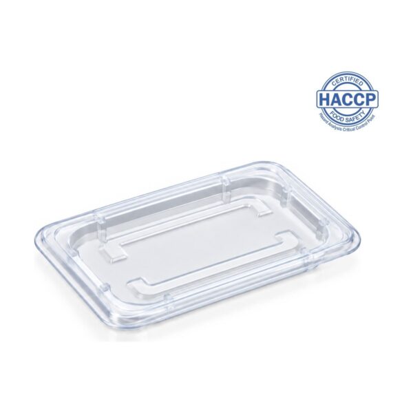 Polypropylene GN 1/9 food container lid, 10.8x17.3 cm