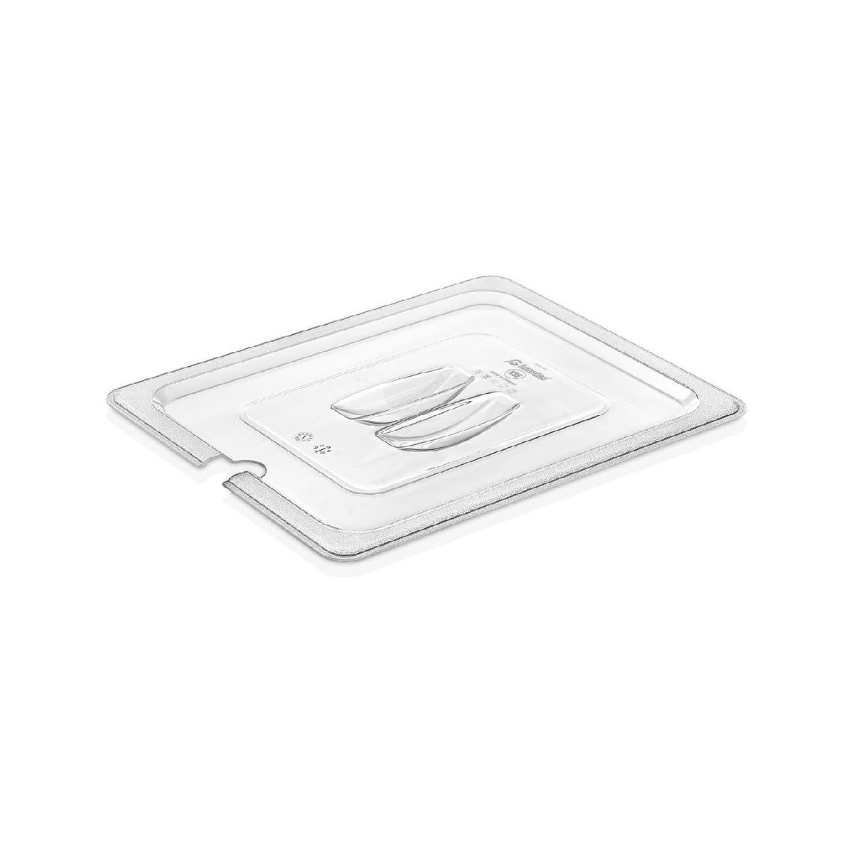 1/2 Polycarbonate GN Lid with Notch Polycarbonate GN 1/2 lid with notch