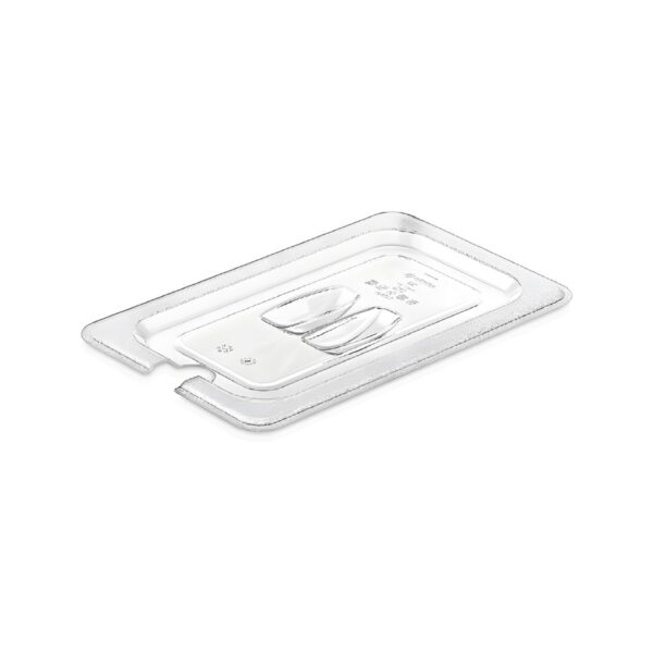 Polypropylene GN 1/9 lid with notch