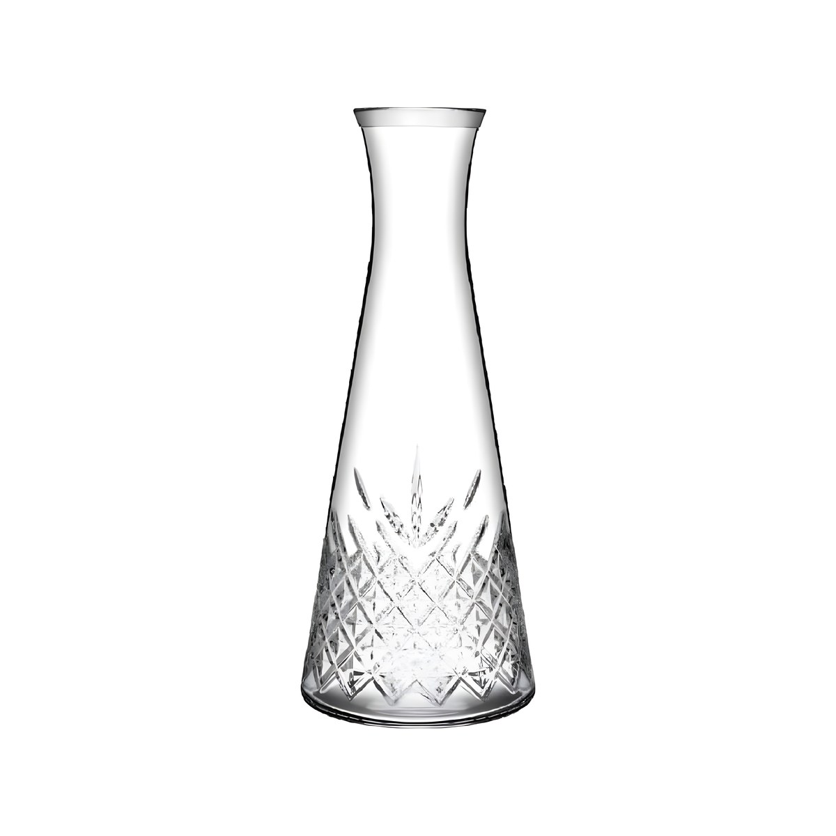 Carved Glass Decanter Timeless 1LT Pasabahce Timeless carved glass decanter, 1 litre