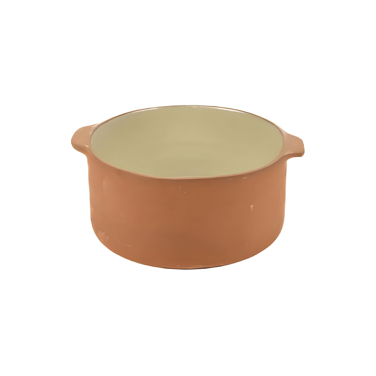 Κατσαρόλα Φ16x7εκ Cream Terra Κρεμ πήλινη κατσαρόλα Terra, 16x7 εκ.