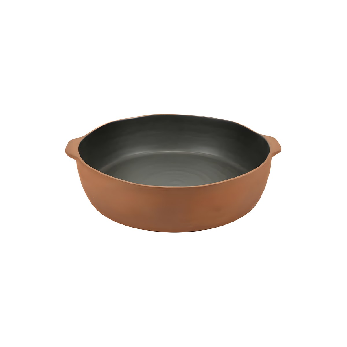 Κατσαρόλα Φ21x6.5εκ Dark Grey Terra Σκούρα γκρι κατσαρόλα Terra από τερακότα, Φ21x6,5 εκ