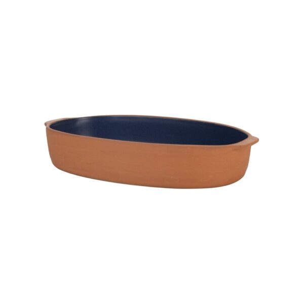 Terra Blue oval casserole, 32.5x20 cm