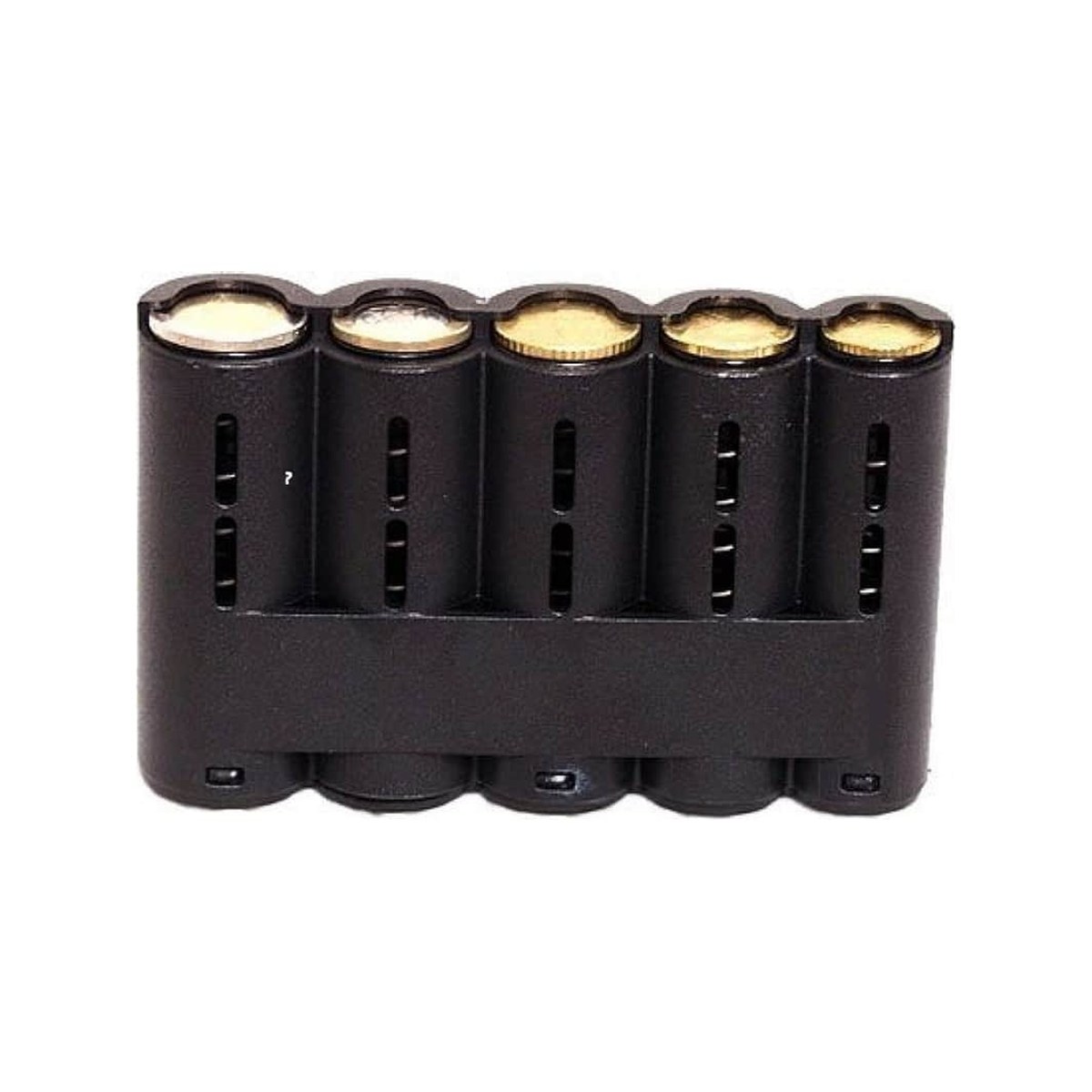 Coin Holder Plastic Black 35155 Black plastic coin holder