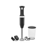 KitchenAid cordless hand blender made of ABS in matte black