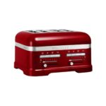 KitchenAid Artisan 4-slot stainless steel toaster in Candy Apple