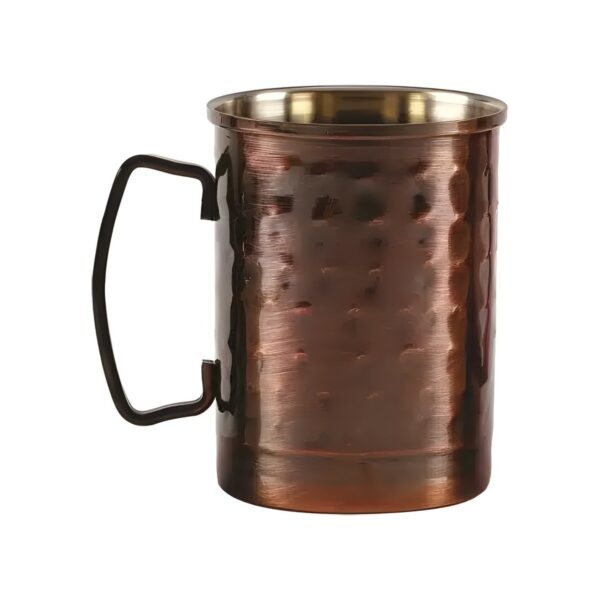 Σφυρήλατη κούπα Moscow Mule από ανοξείδωτο ατσάλι σε χάλκινο χρώμα, 42 cl