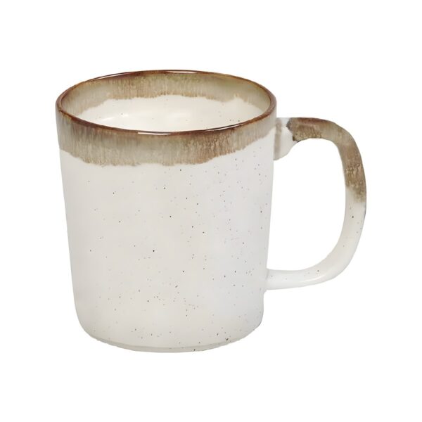 Beige Espiel React porcelain mug, 31 cl