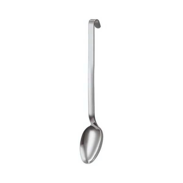 Stainless steel ladle, 36 cm long and 2 mm thick