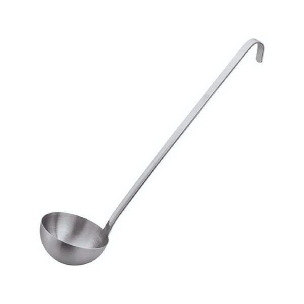 Stainless steel monoblock deep ladle, 10 cm diameter, 250 ml