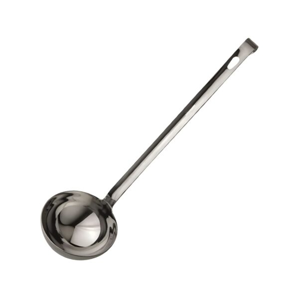 Deep stainless steel 18/0 ladle, 9 cm diameter, 200 ml, 2 mm thick