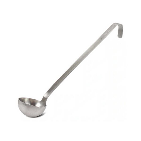 Deep stainless steel 18/10 monoblock ladle, 750 ml, 14 cm diameter